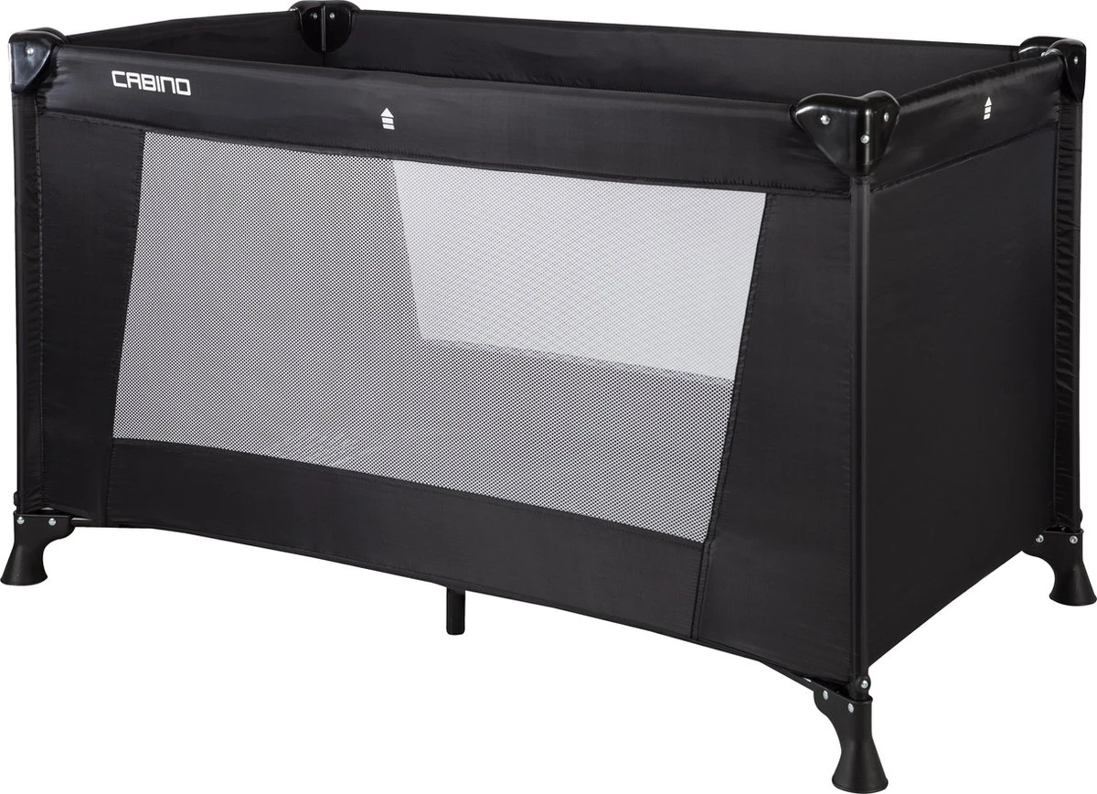 Cabino Campingbedje / Reisbed– 120 x 60 cm - Zwart Cabino Campingbedje / Reisbed– 120 X 60 Cm - Zwart -Baby Verzorging