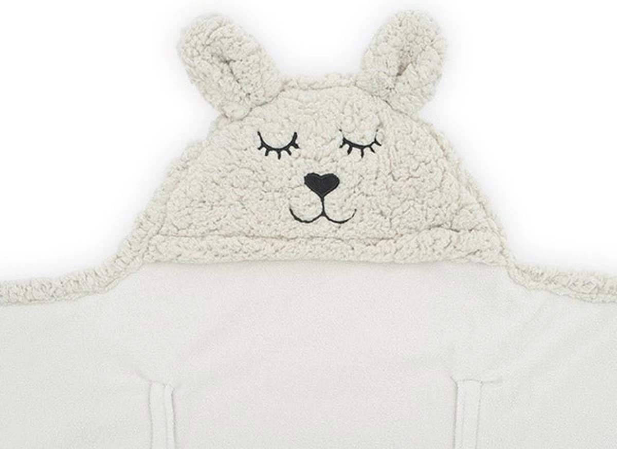 Jollein Wikkeldeken Bunny 100x105cm - Ash Green Jollein Wikkeldeken Bunny 100x105cm - Ash Green -Baby Verzorging