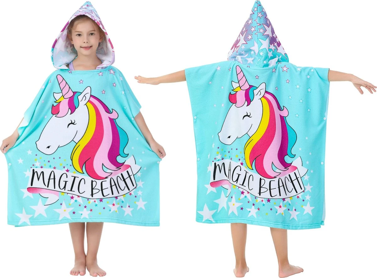 JAXY Badcape Baby - Badcape - Baby Badjas - Omslagdoek - Omslagdoek - Baby Handdoek Met Capuchon - Strandhanddoek - Badponcho - Poncho Handdoek - Microfiber - 60x90cm - Unicorn JAXY Badcape Baby - Badcape - Baby Badjas - Omslagdoek - Omslagdoek - Baby Handdoek Met Capuchon - Strandhanddoek - Badponcho - Poncho Handdoek - Microfiber - 60x90cm - Unicorn -Baby Verzorging 1200x886 1