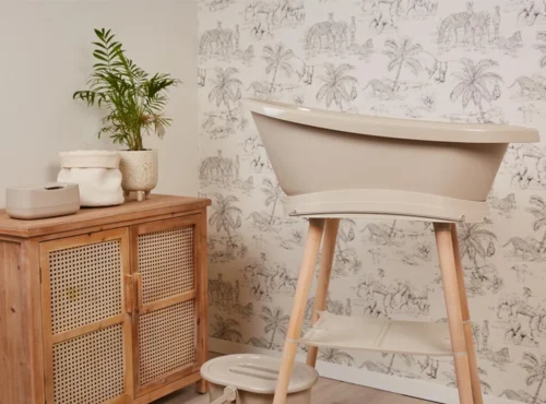 Bundel! Bad Sense Edition (Bad, Digitale Thermometer En Standaard) In De Kleur 'Taupe' Van Bébé-jou. -Baby Verzorging 1200x887 4