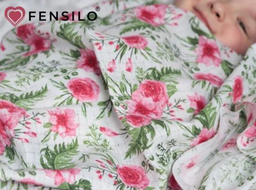 Hydrofiele Doeken - Hydrofiele Luiers - 70 X 80 Cm - 10 Pack - Roze- Bloemen - Meisje - Standard 100 By Oeko-tex® - Fensilo -Baby Verzorging 1200x888 3