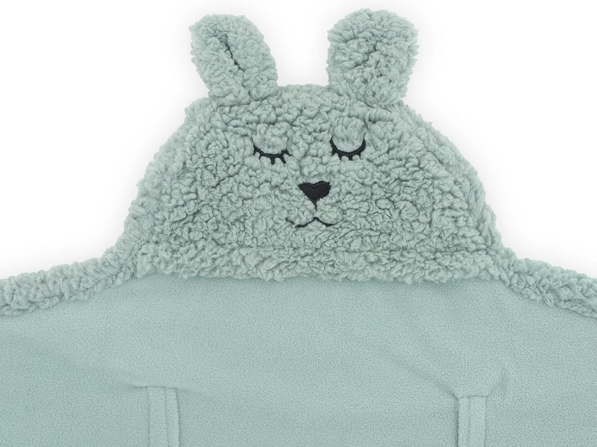 Jollein Wikkeldeken Bunny 100x105cm - Ash Green Jollein Wikkeldeken Bunny 100x105cm - Ash Green -Baby Verzorging 1200x898 6
