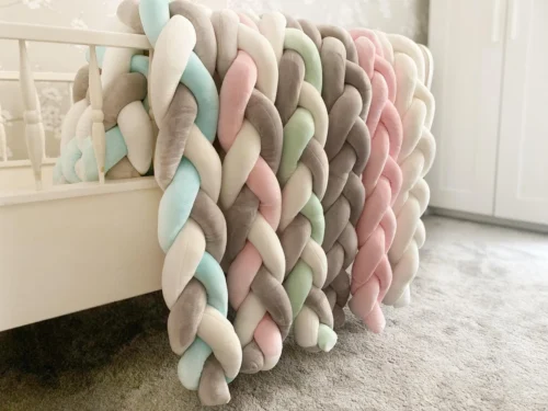 IL BAMBINI Gevlochten Baby Bed Bumper Treccia - Bedomrander - Box Omrander - Hoofdbeschermer - Boxrand - Bedbumper - Stootrand - Boxomrander - (3 Meter) Grijs 4 IL BAMBINI Gevlochten Baby Bed Bumper Treccia - Bedomrander - Box Omrander - Hoofdbeschermer - Boxrand - Bedbumper - Stootrand - Boxomrander - (3 Meter) Grijs -Baby Verzorging 1200x899 14