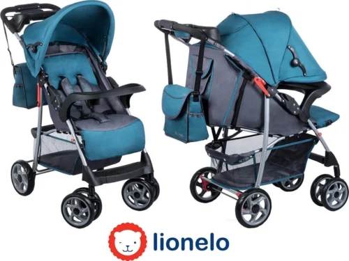 Lionelo Emma Plus – Kinderwagen - Blauw Scandi - 6 Maanden Tot 5 Jaar