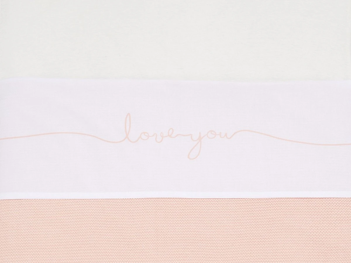Jollein Baby Laken Ledikant 120x150cm Love you - Pale Pink Jollein Baby Laken Ledikant 120x150cm Love You - Pale Pink -Baby Verzorging 1200x900 78