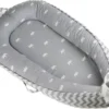 Buxibo Babynestje - Omkeerbare Babynest - Co-Sleeper/Bedbumper - Veilig Slapen - 88x53cm - Grijs -Baby Verzorging 1200x901 1