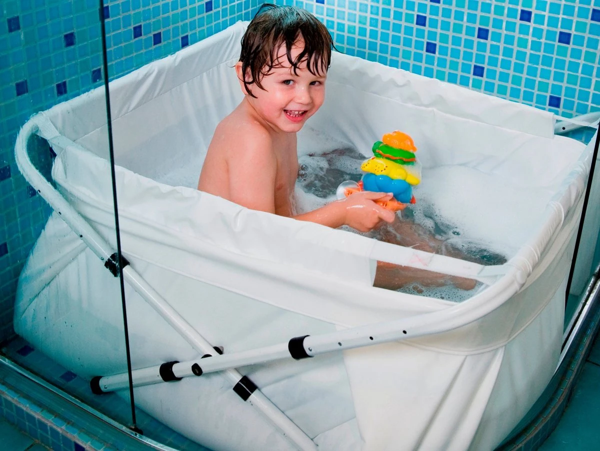 Bibabad Verstelbaar Babybadje - 60 t/m 80 cm - Wit Bibabad Verstelbaar Babybadje - 60 T/m 80 Cm - Wit -Baby Verzorging 1200x902 4