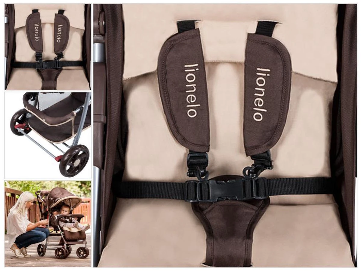 Lionelo Emma Plus – Kinderwagen - Blauw Scandi - 6 maanden tot 5 jaar Lionelo Emma Plus – Kinderwagen - Blauw Scandi - 6 Maanden Tot 5 Jaar -Baby Verzorging