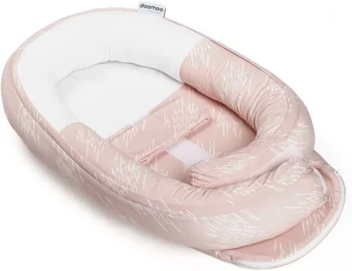 Doomoo Cocoon - Babynestje - Organisch Katoen - 74 X 46 Cm - Misty Pink -Baby Verzorging 1200x923 2