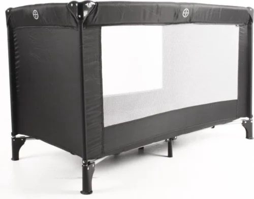 Kekk Campingbed Reisbed Voor Baby Zwart Compact Opvouwbaar Incl Matras 60 X 120 Cm