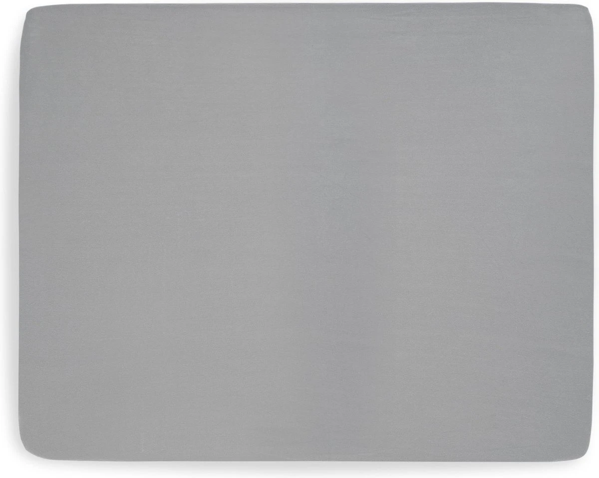 Jollein Baby Hoeslaken Boxmatras Jersey 75x95cm - Storm Grey Jollein Baby Hoeslaken Boxmatras Jersey 75x95cm - Storm Grey -Baby Verzorging