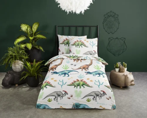 Good Morning Kids Dekbedovertrek Dino-Ledikant (100 X 135 Cm) -Baby Verzorging 1200x959 3