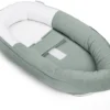 Doomoo Cocoon - Babynestje - Organisch Katoen - 74 X 46 Cm - Tetra Jersey Green -Baby Verzorging 1200x961 1