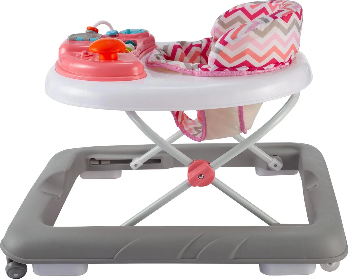 X Adventure Loopstoel / Babywalker Chevron - Inklapbare Loopwagen met speelset – Pastel Roze X Adventure Loopstoel / Babywalker Chevron - Inklapbare Loopwagen Met Speelset – Pastel Roze -Baby Verzorging