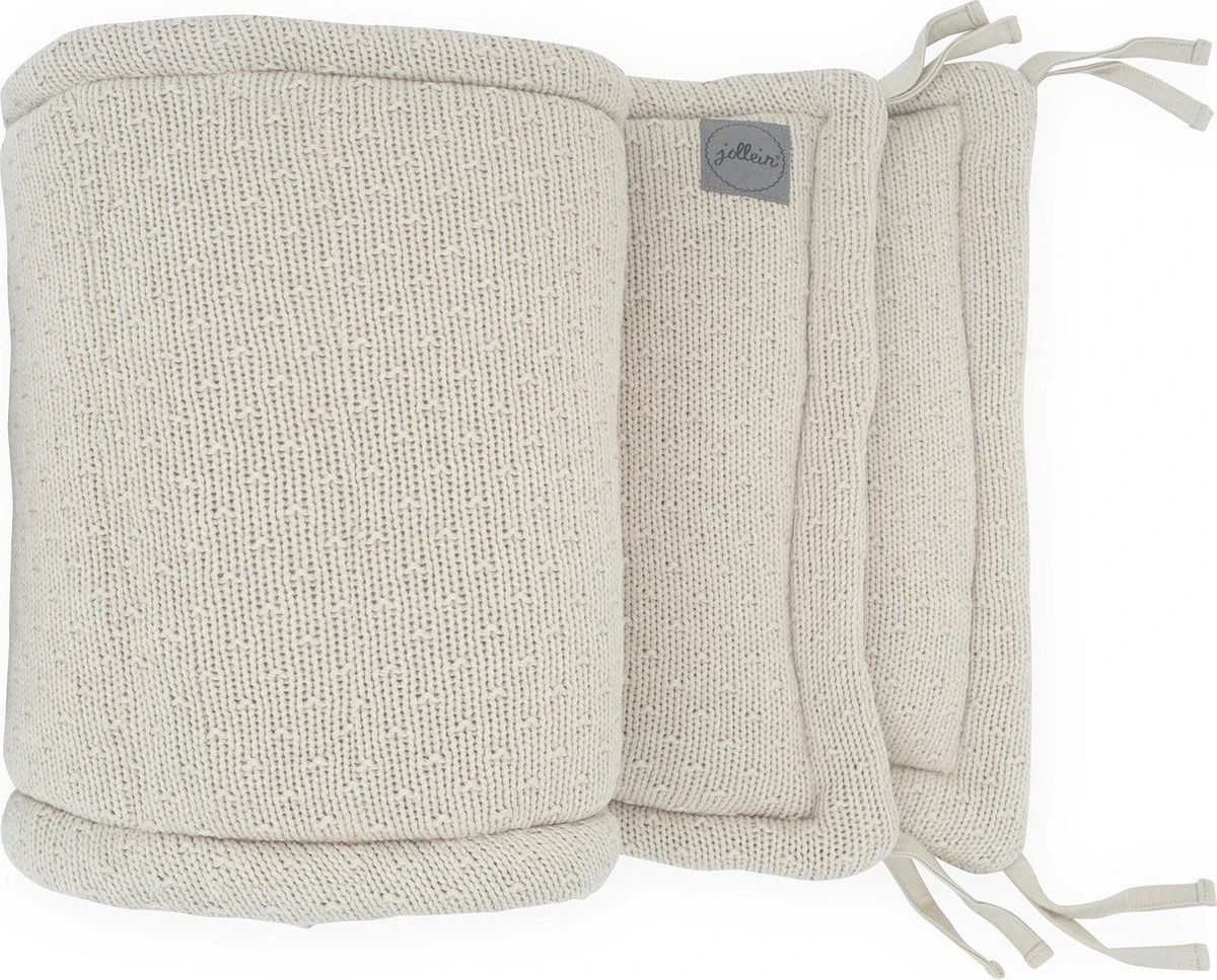 Jollein Bedomrander Bliss Knit 180x35cm - Nougat Jollein Bedomrander Bliss Knit 180x35cm - Nougat -Baby Verzorging 1200x967 5