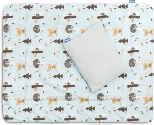 Sensillo Baby Dekbed En Kussen - Cadeau Set - Katoen - Blauw 11 Sensillo Baby Dekbed En Kussen - Cadeau Set - Katoen - Blauw -Baby Verzorging 1200x973 3