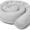 Fillikid Bedbumper 190 X 9 Cm Bedomrander Ledikant - Grijs Wit Stippen 2 Fillikid Bedbumper 190 X 9 Cm Bedomrander Ledikant - Grijs Wit Stippen -Baby Verzorging 1200x983 2