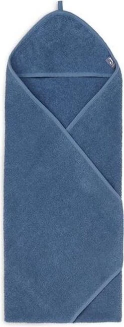 Jollein Badcape Badstof 75x75cm - Jeans Blue -Baby Verzorging 457x1200