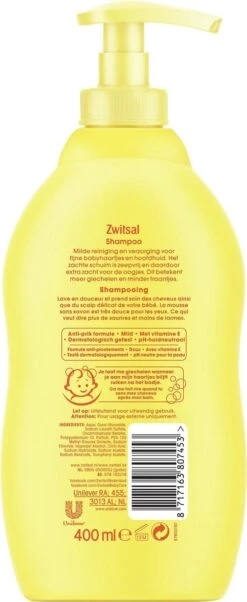 Zwitsal Baby Shampoo - 3 X 400 Ml - Voordeelverpakking -Baby Verzorging 492x1200 2
