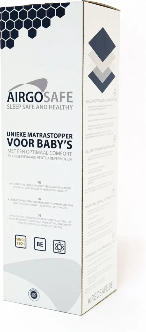 ABZ Airgosafe Topper - 60x120x3 Cm - Wit -Baby Verzorging 528x1200 1