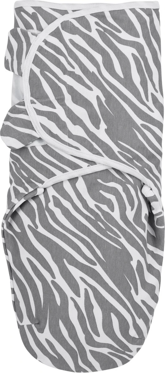 SwaddleMeyco Inbakerdoek Zebra - 0-3 maanden - grijs SwaddleMeyco Inbakerdoek Zebra - 0-3 Maanden - Grijs -Baby Verzorging
