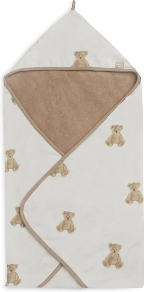 Jollein Badcape 75x75cm Teddy Bear - GOTS -Baby Verzorging 592x1200 3