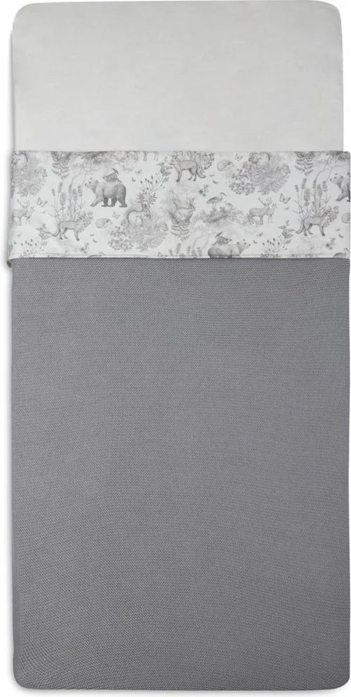 Jollein Baby Laken Ledikant 120x150cm Pimpelmees - Forest Animals -Baby Verzorging 604x1200 2