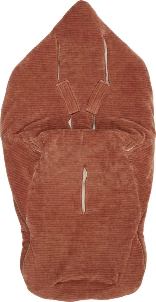 Koeka Vik Voetenzak Voor Buggy - Corduroy Met Teddy - Bruin -Baby Verzorging 624x1200