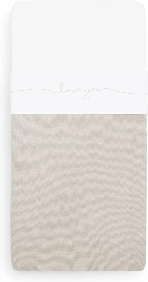 Jollein Baby Laken Ledikant 120x150cm Love You - Nougat -Baby Verzorging 630x1200 4