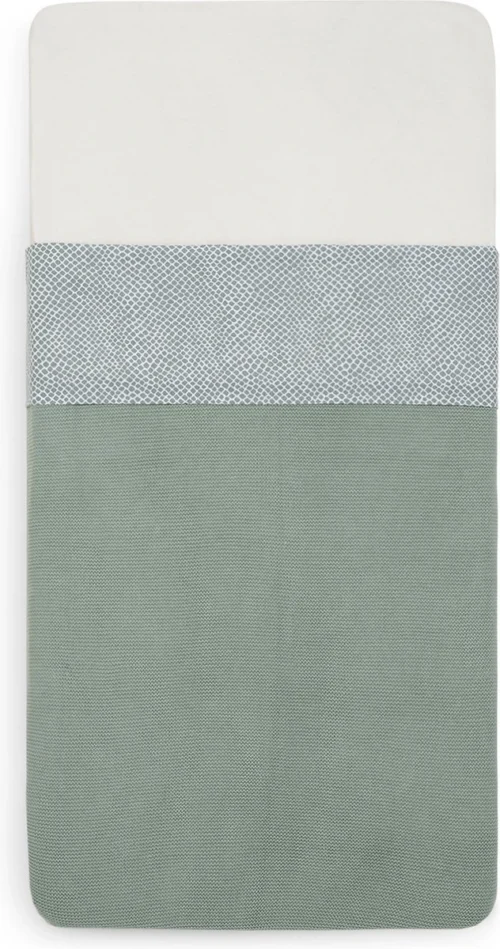 Jollein Baby Laken Wieg 75x100cm Snake - Ash Green -Baby Verzorging 632x1200 2