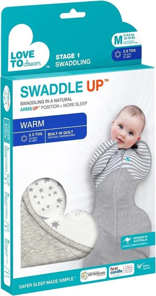 Love To Dream™ Babyslaapzak Swaddle Up™ - Inbakeren - Baby 3-6 Maanden - 6-8.5 Kg - Winter - Wit 5 Love To Dream™ Babyslaapzak Swaddle Up™ - Inbakeren - Baby 3-6 Maanden - 6-8.5 Kg - Winter - Wit -Baby Verzorging 634x1200 8