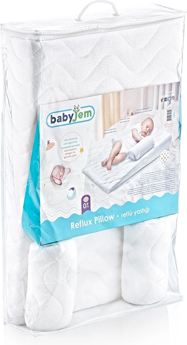 Babyjem Baby Wit Eco Reflux Kussen 1115421 Babyjem Baby Wit Eco Reflux Kussen 1115421 -Baby Verzorging 652x1200 6