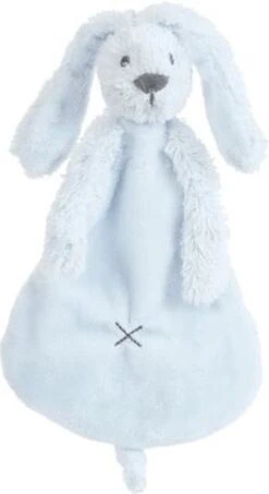 Happy Horse Konijn Richie Knuffeldoekje - Blauw - Baby Cadeau -Baby Verzorging 655x1200