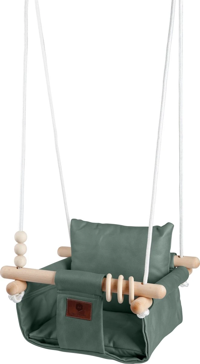 Baby / Kinder Schommel voor binnen of buiten! - Luxe Baby Swing ZeeGroen - Schommelstoel inclusief Zachte Kussens en Bevestigingsmaterialen Baby / Kinder Schommel Voor Binnen Of Buiten! - Luxe Baby Swing ZeeGroen - Schommelstoel Inclusief Zachte Kussens En Bevestigingsmaterialen -Baby Verzorging 661x1200 3