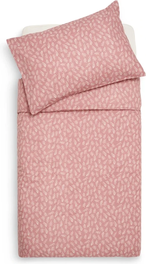 Jollein Baby Dekbedovertrek Met Sloop Meadow 100x135/140cm - Rosewood 5 Jollein Baby Dekbedovertrek Met Sloop Meadow 100x135/140cm - Rosewood -Baby Verzorging 666x1200