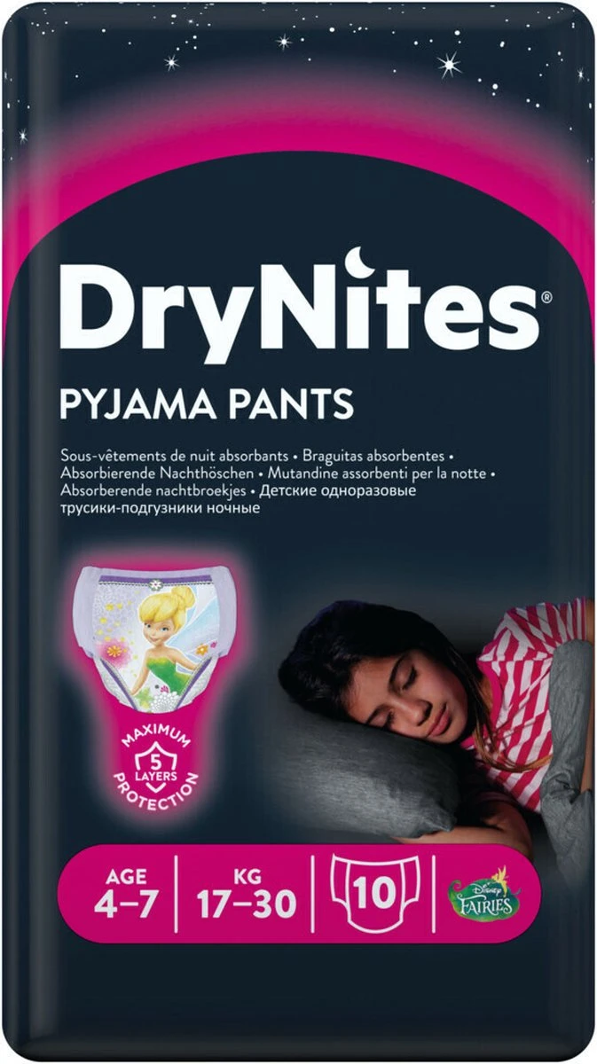 DryNites® 3-5 meisje 10 stuks DryNites® 3-5 Meisje 10 Stuks -Baby Verzorging 673x1200 1