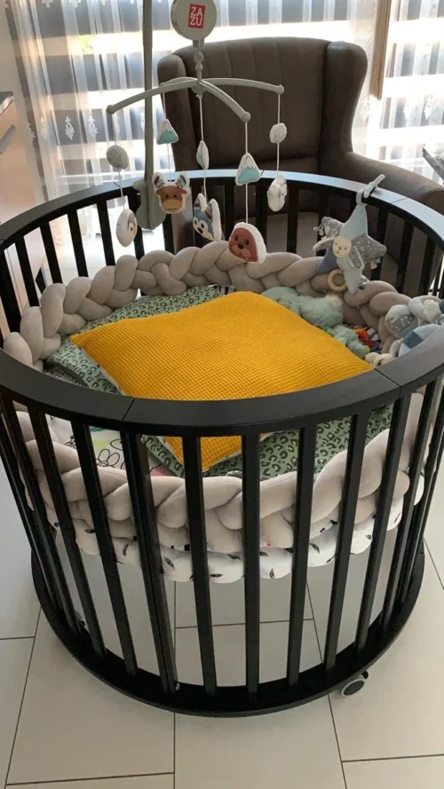 IL BAMBINI Gevlochten Baby Bed Bumper Treccia - Bedomrander - Box Omrander - Hoofdbeschermer - Boxrand - Bedbumper - Stootrand - Boxomrander - (3 Meter) Grijs 8 IL BAMBINI Gevlochten Baby Bed Bumper Treccia - Bedomrander - Box Omrander - Hoofdbeschermer - Boxrand - Bedbumper - Stootrand - Boxomrander - (3 Meter) Grijs -Baby Verzorging 675x1200 5