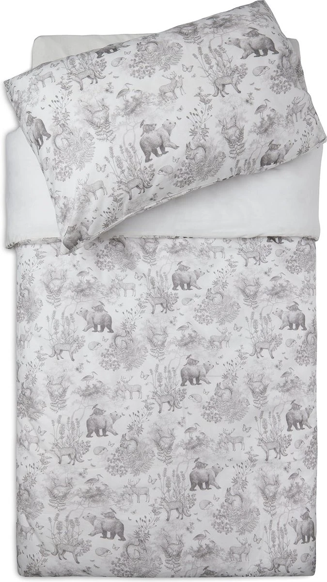 Jollein Baby Dekbedovertrek met sloop 100x135/140cm Pimpelmees - Forest Animals Jollein Baby Dekbedovertrek Met Sloop 100x135/140cm Pimpelmees - Forest Animals -Baby Verzorging 675x1200 6