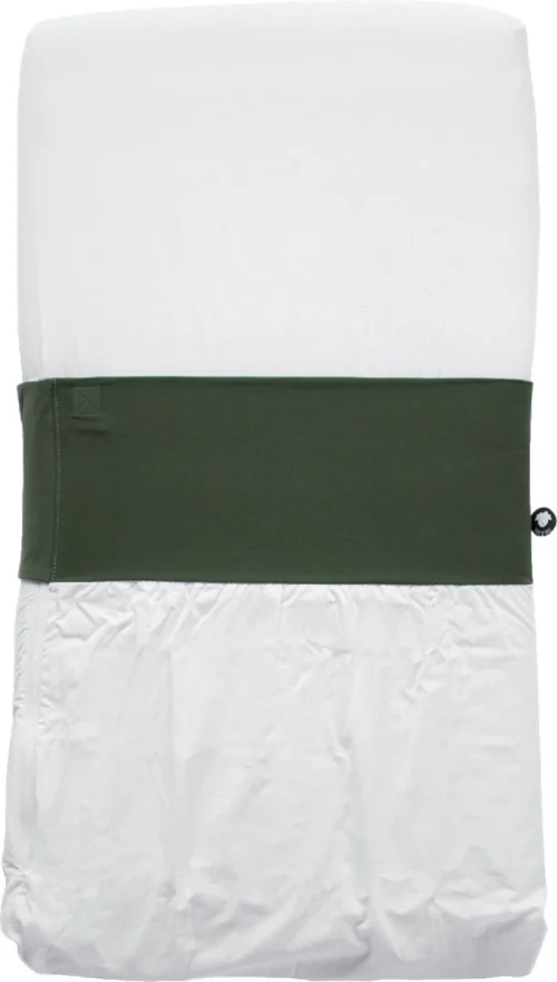 NUNKI Ledikant Lakentje - Simpel Strak Instoppen (ipv Inbakeren)- 60x120 Botanisch Groen