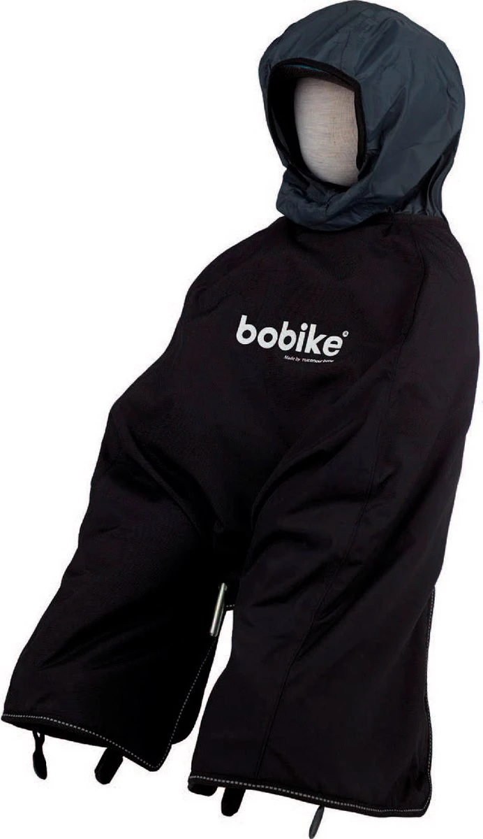 Bobike Poncho mini - Zwart (wind- en waterdicht) Bobike Poncho Mini - Zwart (wind- En Waterdicht) -Baby Verzorging