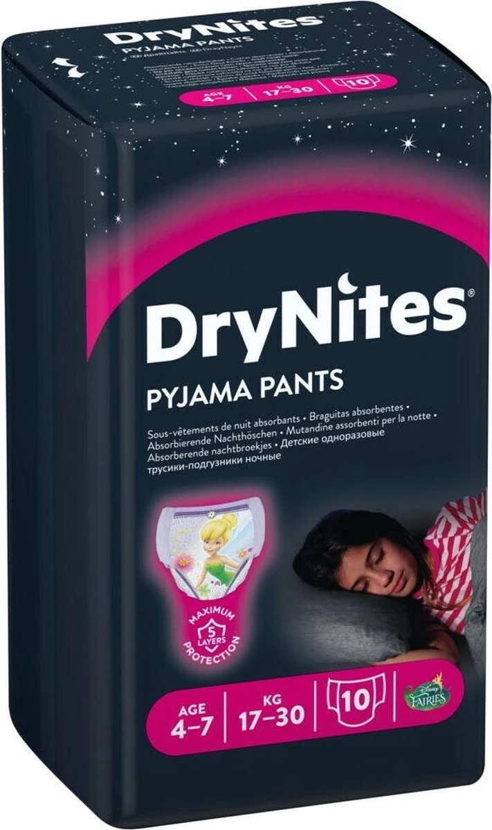 DryNites® 3-5 meisje 10 stuks DryNites® 3-5 Meisje 10 Stuks -Baby Verzorging 711x1200 1