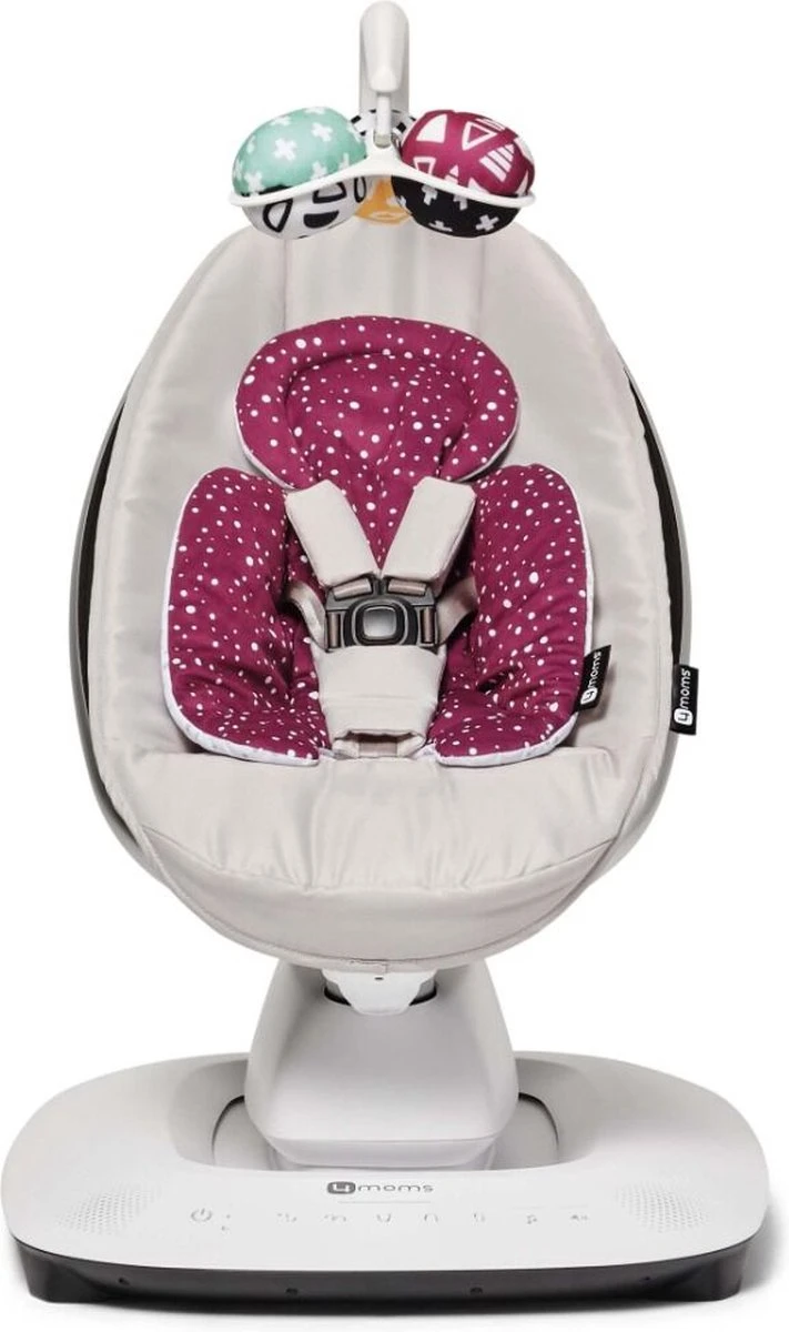 4Moms MamaRoo 5 Newborn Insert Maroon Pluche 4Moms MamaRoo 5 Newborn Insert Maroon Pluche -Baby Verzorging 711x1200 3