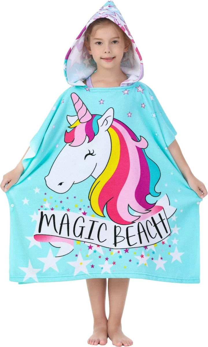 JAXY Badcape Baby - Badcape - Baby Badjas - Omslagdoek - Omslagdoek - Baby Handdoek Met Capuchon - Strandhanddoek - Badponcho - Poncho Handdoek - Microfiber - 60x90cm - Unicorn JAXY Badcape Baby - Badcape - Baby Badjas - Omslagdoek - Omslagdoek - Baby Handdoek Met Capuchon - Strandhanddoek - Badponcho - Poncho Handdoek - Microfiber - 60x90cm - Unicorn -Baby Verzorging 720x1200 2