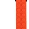 Bijtketting - Kauwketting | Bouwblokje Patroon Oranje -Baby Verzorging 730x1200
