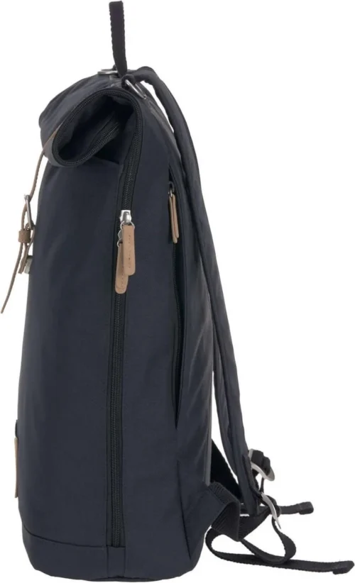 LÄSSIG Luiertas Rolltop Backpack Rugzak Incl Verschoningsmatje - Nacht Blauw -Baby Verzorging 730x1200 2