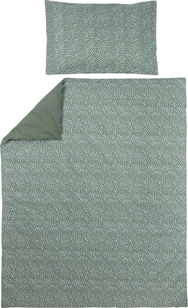 Meyco Cheetah/Uni dekbedovertrek peuter - Forest Green - 120x150cm Meyco Cheetah/Uni Dekbedovertrek Peuter - Forest Green - 120x150cm -Baby Verzorging 732x1200 5