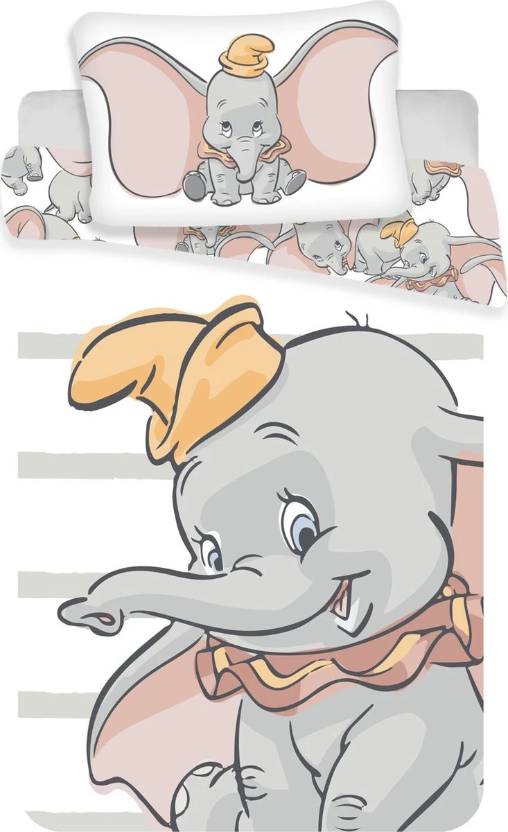 Disney Dumbo Little One BABY Dekbedovertrek - 100x135 cm - Multi - Copy Disney Dumbo Little One BABY Dekbedovertrek - 100x135 Cm - Multi - Copy -Baby Verzorging 733x1200 3