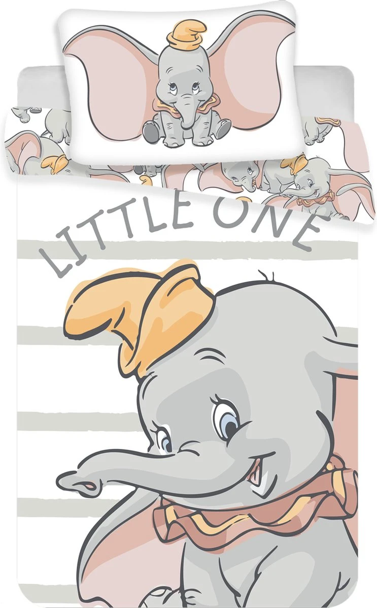 Disney Dumbo Little One BABY Dekbedovertrek - 100x135 cm - Multi - Copy Disney Dumbo Little One BABY Dekbedovertrek - 100x135 Cm - Multi - Copy -Baby Verzorging 743x1200 3
