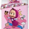 Masha En De Beer Baby Dekbedovertrek Little Masha - 100 X 135 Cm - Katoen -Baby Verzorging 776x1200