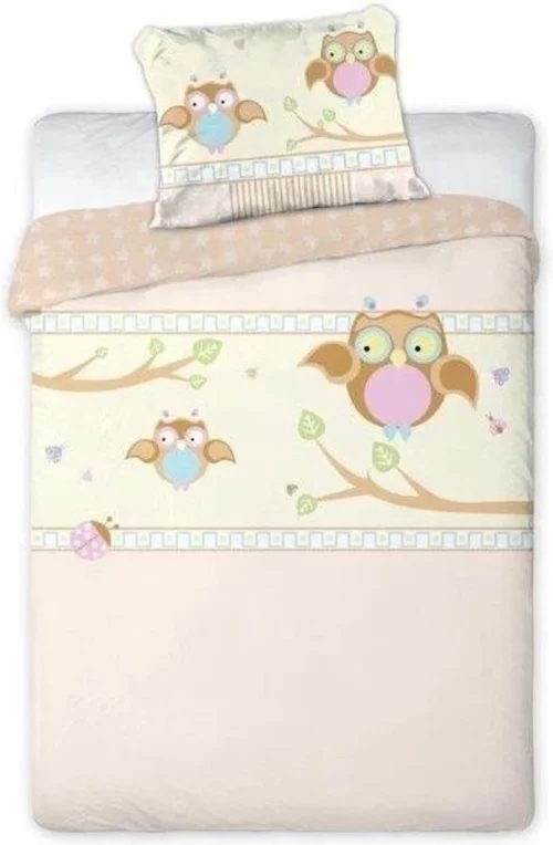 Dekbed Ledikant Uil 100x135/40x60 Cm